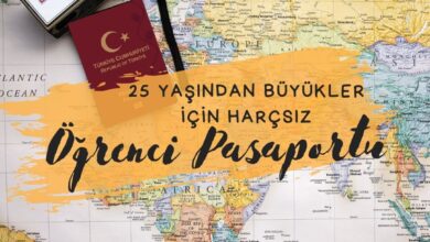 25 yaşından büyükler için öğrenci pasaportu